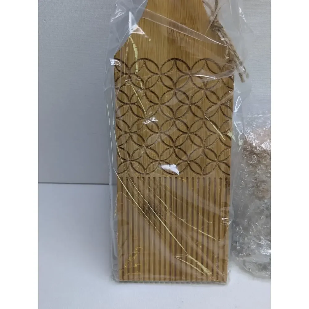 Homemade Pasta Molding Making Set Bamboo Board Italian Pasta Tools New Open Box